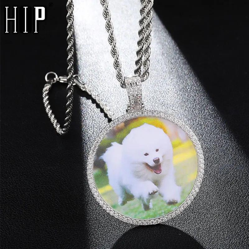 Hip Hop Iced Out Bling Custom Made Photo Cubic Zircon Round Necklace & Pendant For Men Jewelry With Tennis Chain
Hip Hop Iced Out Bling Custom Made Photo Cubic Zircon Round Necklace & Pendant For Men Jewelry With Tennis Chain