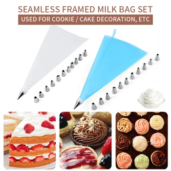 14pcs/set Decorating Cream Bag Stainless Steel Decorating Mouth Cream Cake Decorating Bag Baking Tools
14pcs/set Decorating Cream Bag Stainless Steel Decorating Mouth Cream Cake Decorating Bag Baking Tools