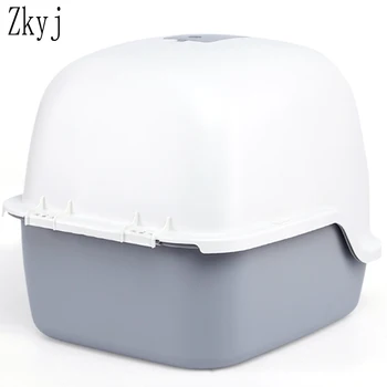 Environmental Protection Large Cat Litter Box Fully Enclosed Cats Toilet Flip Type Odor Proof And Splash Proof Cats Litter Basin
Environmental Protection Large Cat Litter Box Fully Enclosed Cats Toilet Flip Type Odor Proof And Splash Proof Cats Litter Basin