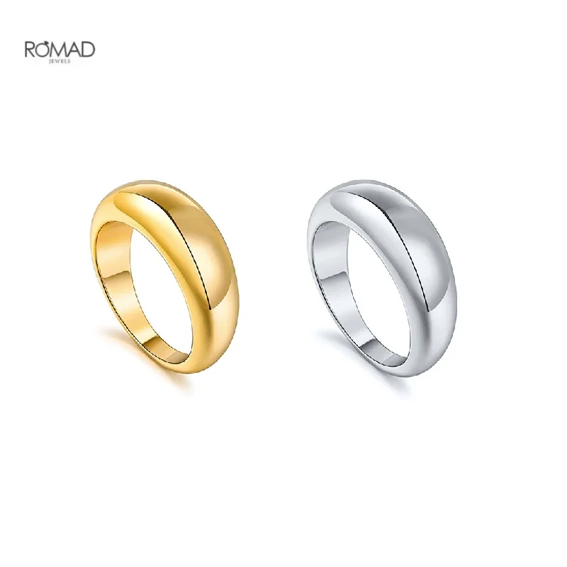 ROMAD Vintage Glossy Version Rings for Women Men Girls Trendy Personality Round Size 5/6/7/8/9 Ring Party Jewelry Gift anillos
ROMAD Vintage Glossy Version Rings for Women Men Girls Trendy Personality Round Size 5/6/7/8/9 Ring Party Jewelry Gift anillos