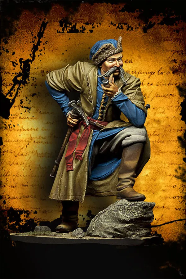 Classic 1/24 Scale Traditional Cossack Miniatures Scene Unpainted DIY Assembling Static 75MM Male Figure Resin Model Kits
Classic 1/24 Scale Traditional Cossack Miniatures Scene Unpainted DIY Assembling Static 75MM Male Figure Resin Model Kits