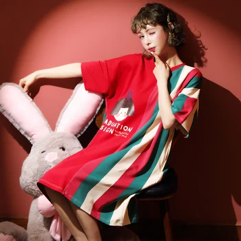 20 Style Young Girl Nightdress Wear Summer Short Sleeve Women Sleepwear Shirt SexyThin Cotton Nightshirt Party
20 Style Young Girl Nightdress Wear Summer Short Sleeve Women Sleepwear Shirt SexyThin Cotton Nightshirt Party