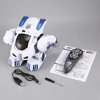 K4 Intelligent Fingerprint Deformation Police RC Robot Walking Dancing Saying Sliding Kid Remote Control Toy Gift
K4 Intelligent Fingerprint Deformation Police RC Robot Walking Dancing Saying Sliding Kid Remote Control Toy Gift