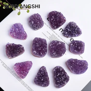 Runyangshi 1pc 40-50mm Purple Quartz Crystal Block Large Brazilian Amethyst Cluster Unique Multiple Functions Home Decoration
Runyangshi 1pc 40-50mm Purple Quartz Crystal Block Large Brazilian Amethyst Cluster Unique Multiple Functions Home Decoration