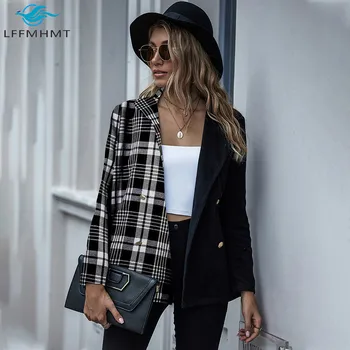 American European Style Autumn Winter Fashion Plaid Grid Patchwork Casual Suit Jackets Office Lady Long Sleeve Lapel Chic Coats
American European Style Autumn Winter Fashion Plaid Grid Patchwork Casual Suit Jackets Office Lady Long Sleeve Lapel Chic Coats