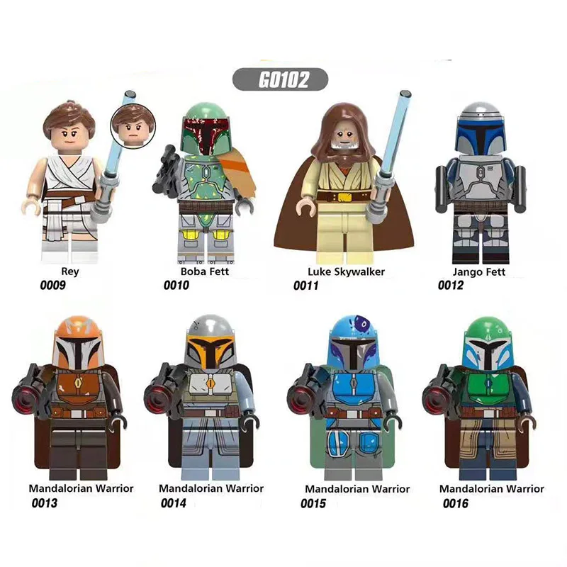New Sale LegoINGlys Star Wars Sets Figures Rey Luke Skywalker Jango Fett Mandalorian Warrior Building Blocks Kit Educational Toy
New Sale LegoINGlys Star Wars Sets Figures Rey Luke Skywalker Jango Fett Mandalorian Warrior Building Blocks Kit Educational Toy
