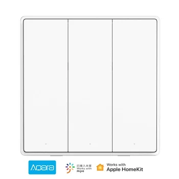 Aqara Smart Switch D1 Remote Control Wireless Dual Control Remote Control Switch Panel Smart Home Work With Mijia AppleHomekit
Aqara Smart Switch D1 Remote Control Wireless Dual Control Remote Control Switch Panel Smart Home Work With Mijia AppleHomekit