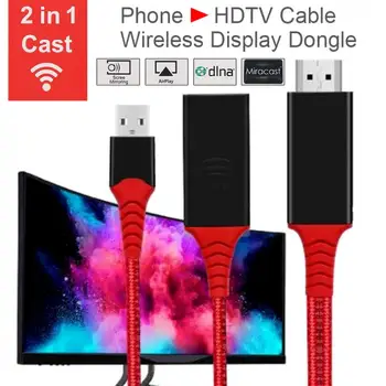 150M 1080P Phone to HDTV Adapter Cable Wireless Cast Display Dongle Fit for iPhone and Android Phone to TV/Projector/Monitor
150M 1080P Phone to HDTV Adapter Cable Wireless Cast Display Dongle Fit for iPhone and Android Phone to TV/Projector/Monitor