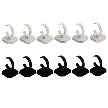 12Pcs Wrist Watch Display Holder Bracelet Bangle Showcase Stand - Soft Velvet Surface 
12Pcs Wrist Watch Display Holder Bracelet Bangle Showcase Stand - Soft Velvet Surface