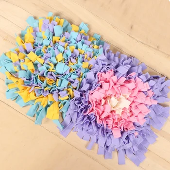 Dog Snuffle Mat Hand Woven Dog Sniffing Pad Soft Pet Nose Work Smell Snuffle Mat Training Feeding Foraging Skill Blanket Dog Mat
Dog Snuffle Mat Hand Woven Dog Sniffing Pad Soft Pet Nose Work Smell Snuffle Mat Training Feeding Foraging Skill Blanket Dog Mat