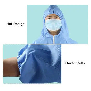 Durable Disposable Non Woven Anti-epidemic AntibacterialDustproof Isolation Gown Protective Coverall Gloves masks Unisex
Durable Disposable Non Woven Anti-epidemic AntibacterialDustproof Isolation Gown Protective Coverall Gloves masks Unisex