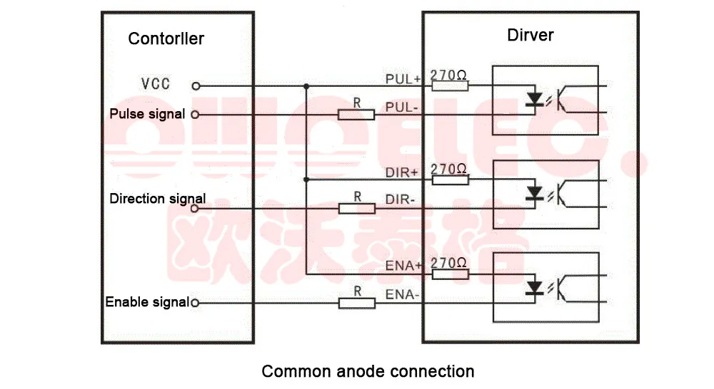 DM860D stepper driver connect-1