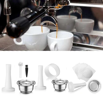 Refillable For Nespresso Vertuo Coffee Pods Capsules 230ml Dosing Ring Tamper Kitchen Dining Bar Accessories
Refillable For Nespresso Vertuo Coffee Pods Capsules 230ml Dosing Ring Tamper Kitchen Dining Bar Accessories