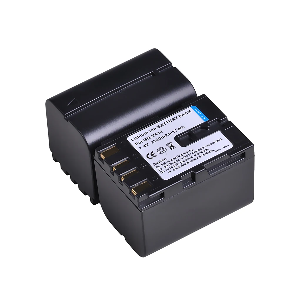 2300mAh 7.4V BN-V416U Li-ion Batteria BN-V416 Camcorder Battery for BN-V408 BN-V408U BN-V408US BN-V428 BN-V428U BN-V428US
2300mAh 7.4V BN-V416U Li-ion Batteria BN-V416 Camcorder Battery for BN-V408 BN-V408U BN-V408US BN-V428 BN-V428U BN-V428US