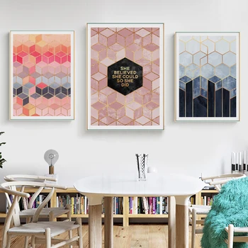 Nordic Geometric Cube Canvas Posters and Prints Scandinavian Minimalist Wall Art Painting Picture for Living Room Decoration 
Nordic Geometric Cube Canvas Posters and Prints Scandinavian Minimalist Wall Art Painting Picture for Living Room Decoration