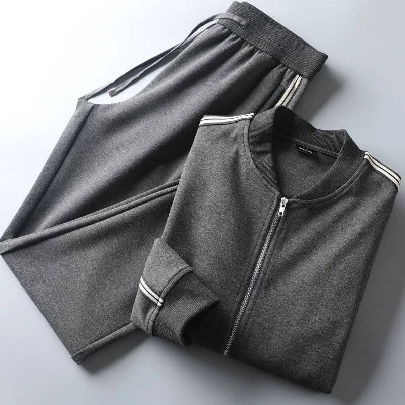 Mens Sets (sweatshirts+pants) Luxury Stand Collar Zipper Sweatshirt Men Autumn And Winter Slim Fit Man Set With Pants
Mens Sets (sweatshirts+pants) Luxury Stand Collar Zipper Sweatshirt Men Autumn And Winter Slim Fit Man Set With Pants