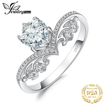 JewelryPalace CZ Solitaire Engagement Ring 925 Sterling Silver Rings for Women Anniversary Ring Wedding Rings Silver 925 Jewelry 
JewelryPalace CZ Solitaire Engagement Ring 925 Sterling Silver Rings for Women Anniversary Ring Wedding Rings Silver 925 Jewelry