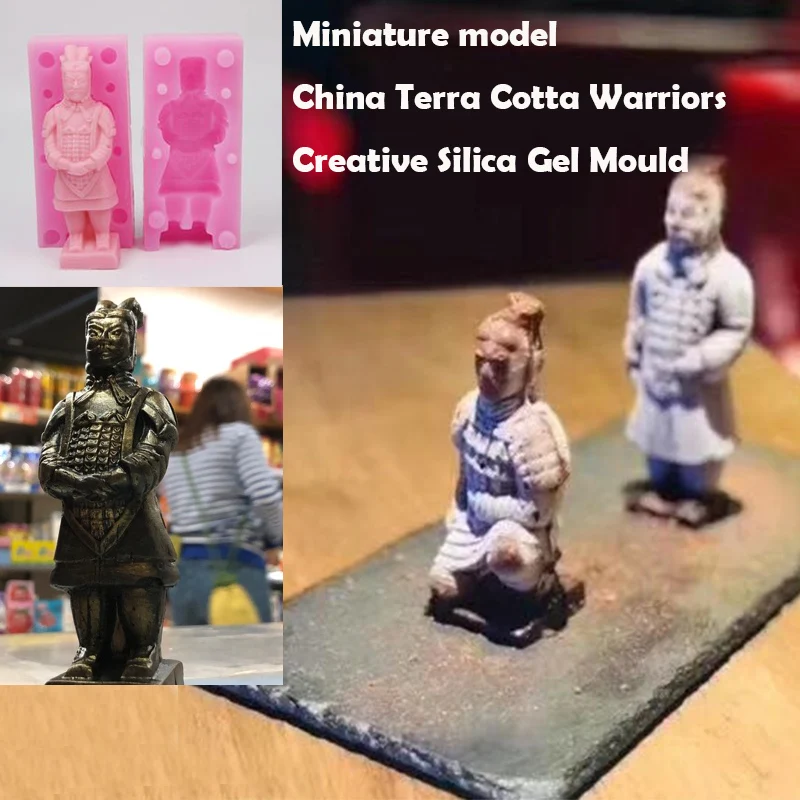 Miniature model China Terra Cotta Warriors Creative Silica Gel Mould Sand Table Scene Material Tool 
Miniature model China Terra Cotta Warriors Creative Silica Gel Mould Sand Table Scene Material Tool