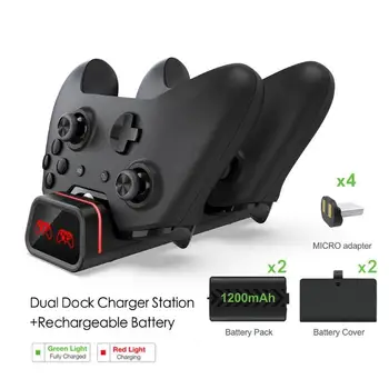 Durable Charger Multi-function Wear-resistant Controller Charger Dock Dual Charging Station Stand Cradle for Xbox One X S
Durable Charger Multi-function Wear-resistant Controller Charger Dock Dual Charging Station Stand Cradle for Xbox One X S