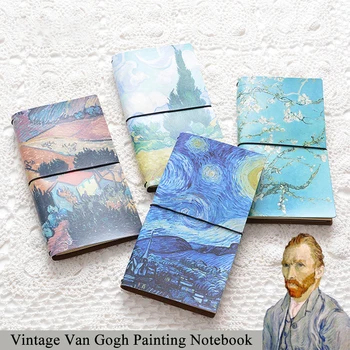 Vintage Van Gogh Starry Sky Mini Notebook PU Leather Cover Travelers Notebook Pocket Agenda Organizer Diary Planner Card Holder
Vintage Van Gogh Starry Sky Mini Notebook PU Leather Cover Travelers Notebook Pocket Agenda Organizer Diary Planner Card Holder