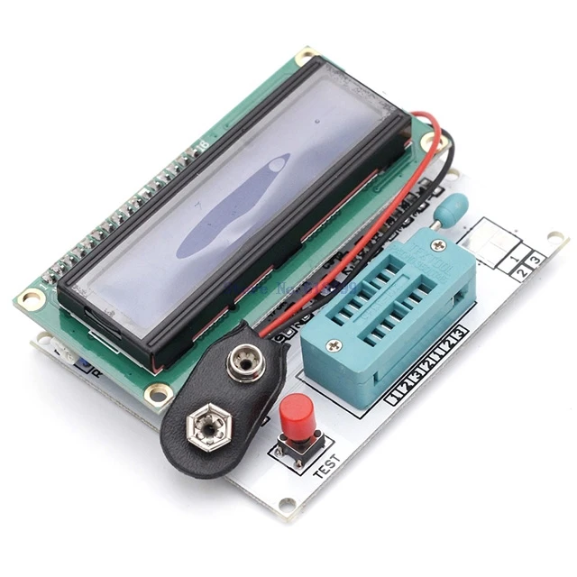 A7-- LCD1602D LCD Backlit Screen 1602 M328 Transistor Tester Graphic Display RLC ESR Meter
A7-- LCD1602D LCD Backlit Screen 1602 M328 Transistor Tester Graphic Display RLC ESR Meter