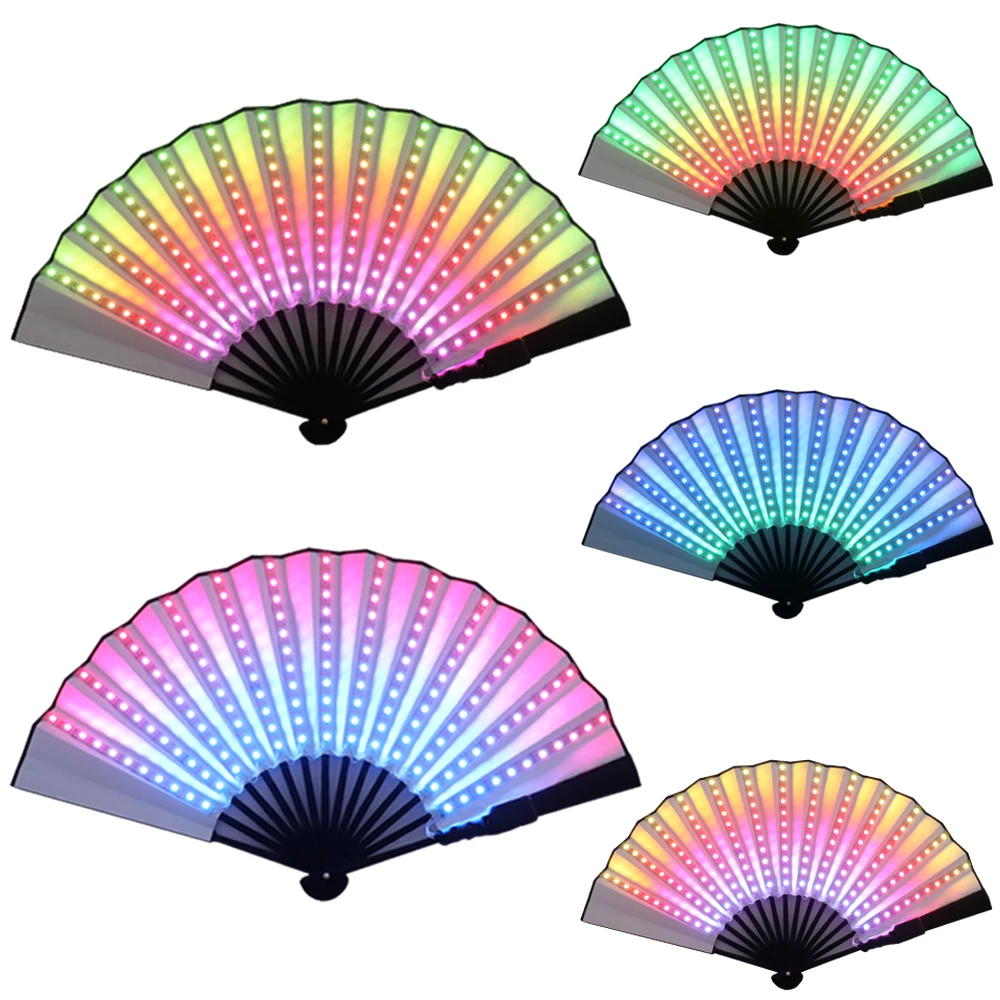 New Full Color LED Fan Stage Performance Dancing Lights Fans Over 350 Modes Microlights Infinite Colors Rave Party Gifts
New Full Color LED Fan Stage Performance Dancing Lights Fans Over 350 Modes Microlights Infinite Colors Rave Party Gifts