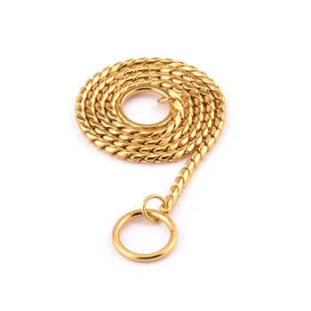 Gold Chain Dog Collar for Small Dog Puppy Chihuahua Yorkie Pet Dog Training Collar Small Medium Large Dogs Snake Chain
Gold Chain Dog Collar for Small Dog Puppy Chihuahua Yorkie Pet Dog Training Collar Small Medium Large Dogs Snake Chain