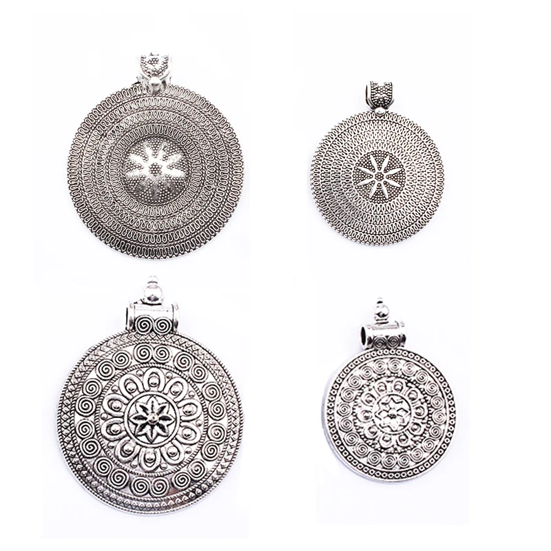1Pack/Lot Mixed Size Antique Silver Round Flower Charm Pendant for DIY Necklace Jewelry Findings Making Craft
1Pack/Lot Mixed Size Antique Silver Round Flower Charm Pendant for DIY Necklace Jewelry Findings Making Craft