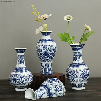 Chinese Style Retro Blue and White Porcelain Vase Wall Decoration Living Room Hydroponic Flower Arrangement Container Wall Vase
Chinese Style Retro Blue and White Porcelain Vase Wall Decoration Living Room Hydroponic Flower Arrangement Container Wall Vase