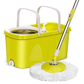 Floor Mop With Metal Bucket Automatic Clean and Dry Mop Wiring Mop Spin Bucket Magic Flat Mop Bathroom Household Cleaning Tools
Floor Mop With Metal Bucket Automatic Clean and Dry Mop Wiring Mop Spin Bucket Magic Flat Mop Bathroom Household Cleaning Tools