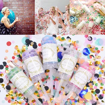 1/5Pcs Mixed Confetti Push Poppers Baby Shower Happy Birthday Wedding DIY Push Pop Confetti Event Party Decorations
1/5Pcs Mixed Confetti Push Poppers Baby Shower Happy Birthday Wedding DIY Push Pop Confetti Event Party Decorations