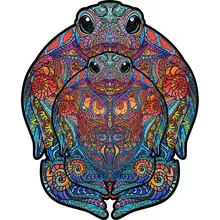 Montessori Enlightenment Puzzle Double Head Turtle Wooden Pieces 100 150 200 Children Wood Jigsaw 3D Puzzle Diy Kids Gift Box
Montessori Enlightenment Puzzle Double Head Turtle Wooden Pieces 100 150 200 Children Wood Jigsaw 3D Puzzle Diy Kids Gift Box
