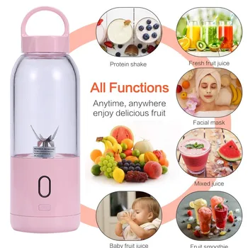 Personal Blender, Smoothies Mini Jucier Cup USB Rechargeable and Blender Shakes,500ml,fruit Juice
Personal Blender, Smoothies Mini Jucier Cup USB Rechargeable and Blender Shakes,500ml,fruit Juice