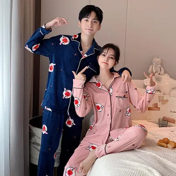 Couple Print Flannel Pajamas Set Winter 2PCS Sleepwear Warm New Pyjamas Suit Lovers Casual Sleep Set Coral Fleece Home Clothes
Couple Print Flannel Pajamas Set Winter 2PCS Sleepwear Warm New Pyjamas Suit Lovers Casual Sleep Set Coral Fleece Home Clothes