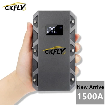 GKFLY High Power 1500A 12V Starting Device Car Jump Starter Petrol Diesel Car Charger Starter Cables For Car Battery Booster CE
GKFLY High Power 1500A 12V Starting Device Car Jump Starter Petrol Diesel Car Charger Starter Cables For Car Battery Booster CE