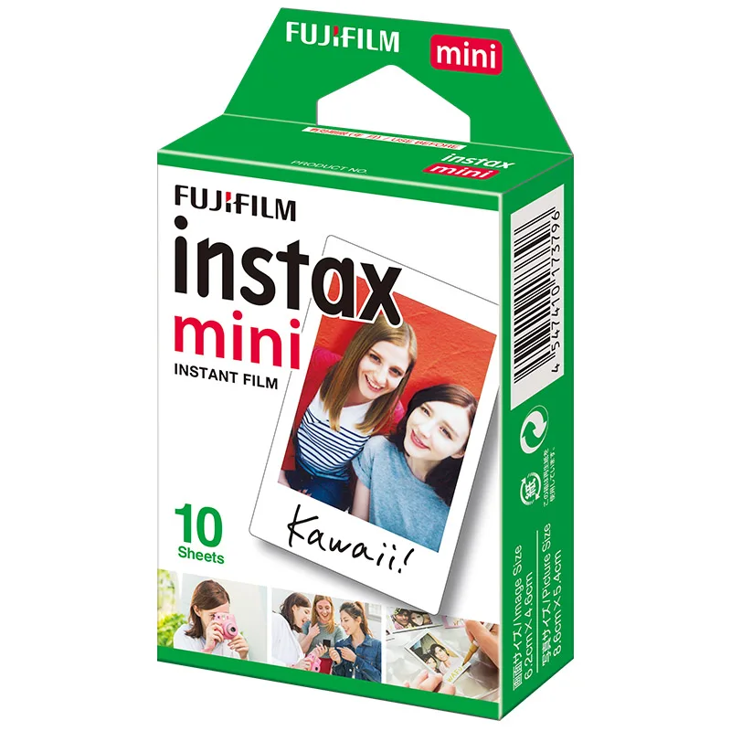 Fujifilm Instax Mini Film 10 20 30 40 50 60 100 Sheets 3 inch For mini 9 Polaroid FUJI Instant Photo Camera Mini 9 8 7s 70 90 (2)