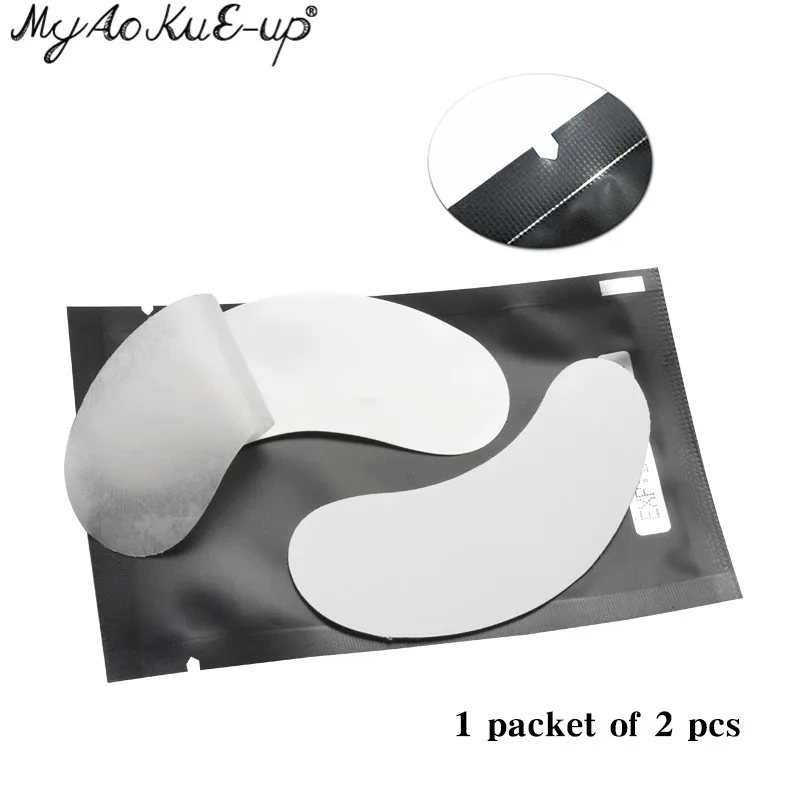 Горячие 50 пар бумажные накладки для наращивания ресниц привитые наклейки глаз s 11