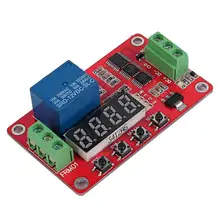 Casa multifunction do plc do módulo do temporizador do ciclo do relé do auto-fechamento do atraso da automatização 12 v(China)