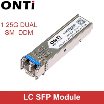 1000Mbps Gbic Single Mode duplex SFP Module 2 LC Compatible Cisco/Mikrotik switch GLC-LH-SM Fiber Optic module 20/40/80/120KM
1000Mbps Gbic Single Mode duplex SFP Module 2 LC Compatible Cisco/Mikrotik switch GLC-LH-SM Fiber Optic module 20/40/80/120KM