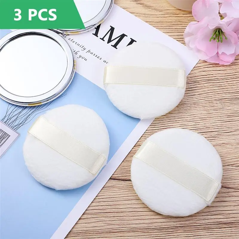 RUIMIO 3Pcs/Pack Ultra Soft Powder Puff Portable Short Plush Fluffy Powder Puff Comfortable Toddler Body Dusting Powder Puffs 
RUIMIO 3Pcs/Pack Ultra Soft Powder Puff Portable Short Plush Fluffy Powder Puff Comfortable Toddler Body Dusting Powder Puffs