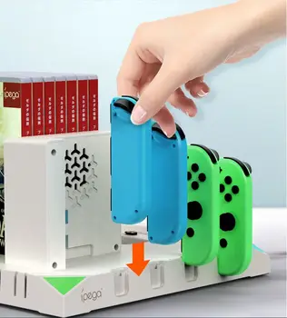 2020 iPEGA PG-SW036 9 in 1 Charging Dock USB Charging Station For Nintendo Switch Joy-con Gamepad with Game disc rack
2020 iPEGA PG-SW036 9 in 1 Charging Dock USB Charging Station For Nintendo Switch Joy-con Gamepad with Game disc rack