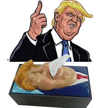 Tissue Box Trump the America President Joke Toy Collection Action Figure 3D Resin Tissue Holder Funny Paper Case Box
Tissue Box Trump the America President Joke Toy Collection Action Figure 3D Resin Tissue Holder Funny Paper Case Box