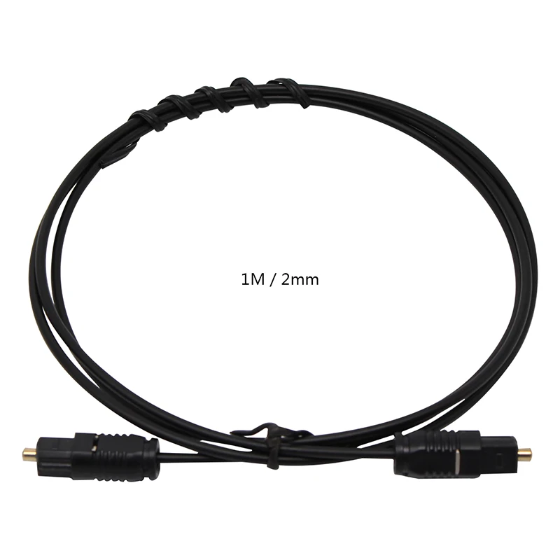 Durable Digital Optical Audio Cable Toslink Gold Plated 1m 2m SPDIF MD DVD Gold Plated Cable
Durable Digital Optical Audio Cable Toslink Gold Plated 1m 2m SPDIF MD DVD Gold Plated Cable