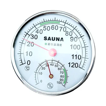 Thermometer Hygrometer Thermograph Humidity Meter Hydrothermograph Weather Station for Sauna Room Inductive Pointer 0C-120C
Thermometer Hygrometer Thermograph Humidity Meter Hydrothermograph Weather Station for Sauna Room Inductive Pointer 0C-120C