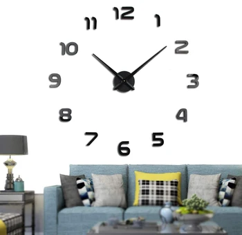 DIY Wall Clock Modern Design 3D DIY Wall Clocks Large Decorative Clocks Europe Acrylic Stickers Living Room Klok Reloj De Pared
DIY Wall Clock Modern Design 3D DIY Wall Clocks Large Decorative Clocks Europe Acrylic Stickers Living Room Klok Reloj De Pared