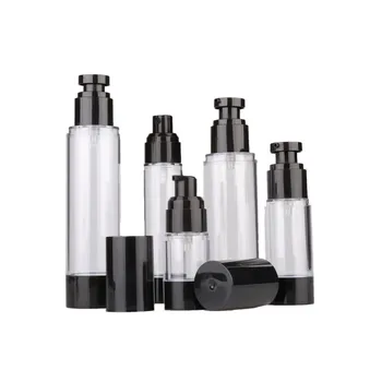 15ml/30ml/50ml Portable Empty Vacuum Pump Airless Bottles Cosmetic Lotion Spray Travel Vials Container Black Cap Lids
15ml/30ml/50ml Portable Empty Vacuum Pump Airless Bottles Cosmetic Lotion Spray Travel Vials Container Black Cap Lids