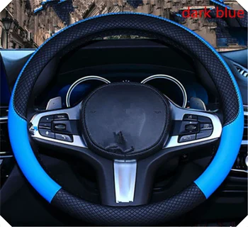 Car steering wheel cover leather non-slip fashion 37-38 cm for KIA IX35 IX45 Sonata SOLARIS Verna IX25
Car steering wheel cover leather non-slip fashion 37-38 cm for KIA IX35 IX45 Sonata SOLARIS Verna IX25