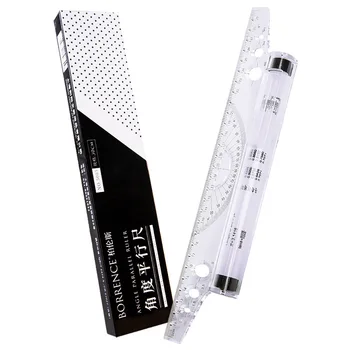 30cm parallel ruler universal angle rule balancing scale drawing Multi-purpose Rolling ruler
30cm parallel ruler universal angle rule balancing scale drawing Multi-purpose Rolling ruler