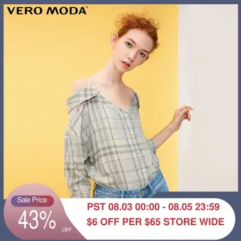 Vero Moda Off shoulder V-neck Straps Elbow Sleeves Plaid Print Shirt | 318431501
Vero Moda Off shoulder V-neck Straps Elbow Sleeves Plaid Print Shirt | 318431501