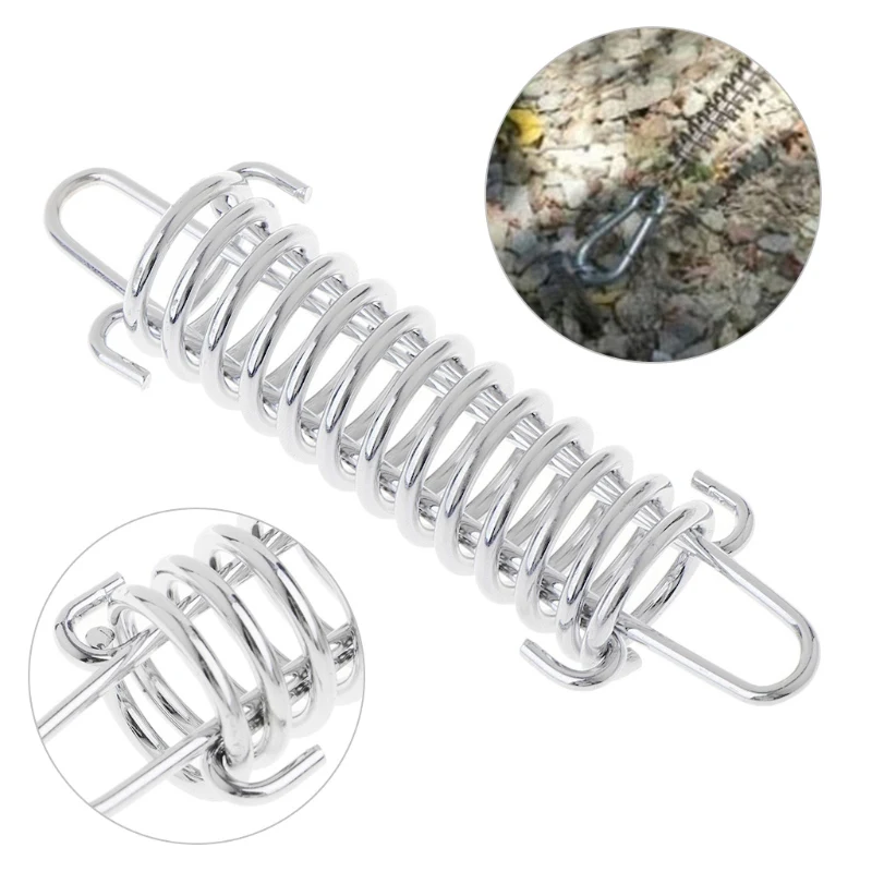 Camping Tent Spring Buckle High Elasticity Strength Stainless Steel Rope Tensioner Awning Fixed Hook Buckle Camping Accessoires
Camping Tent Spring Buckle High Elasticity Strength Stainless Steel Rope Tensioner Awning Fixed Hook Buckle Camping Accessoires